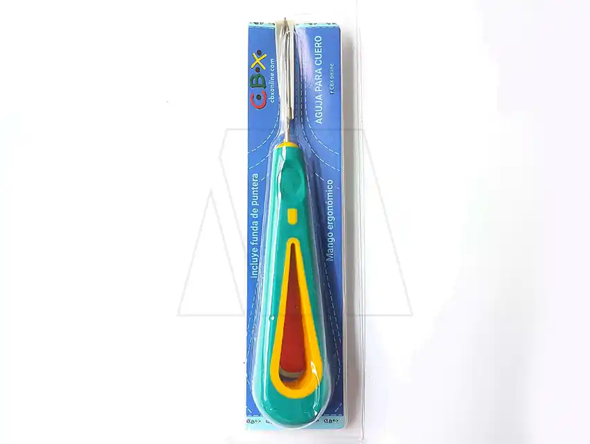 AGUJA PARA CUERO MANGO ANATÓMICO PUNTA PUNZON CBX X UN  1694
