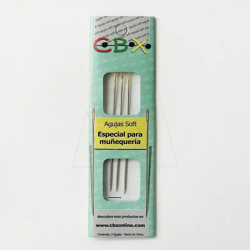 AGUJA SOFT P/MANUALIDADES X 3UN 1696