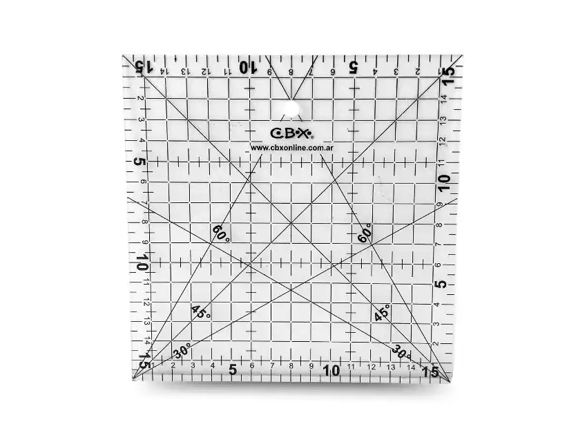 REGLA DE PATCHWORK CBX 16CM X 16CM X UN 2654.1616