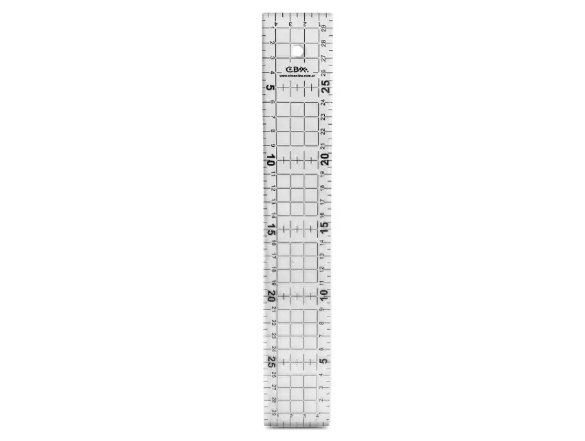 REGLA DE PATCHWORK CBX 30CM X 5CM X UN  2654.3005