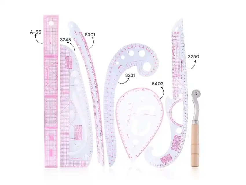 KIT REGLAS DE COSTURA X 7UN 2655KIT