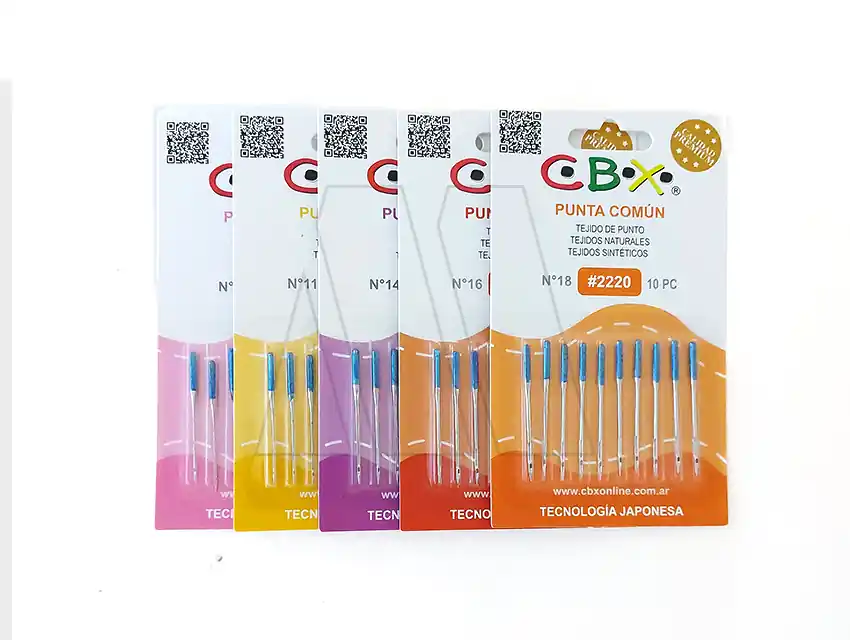 AGUJAS P/MAQUINA CBX X 10UN 8100