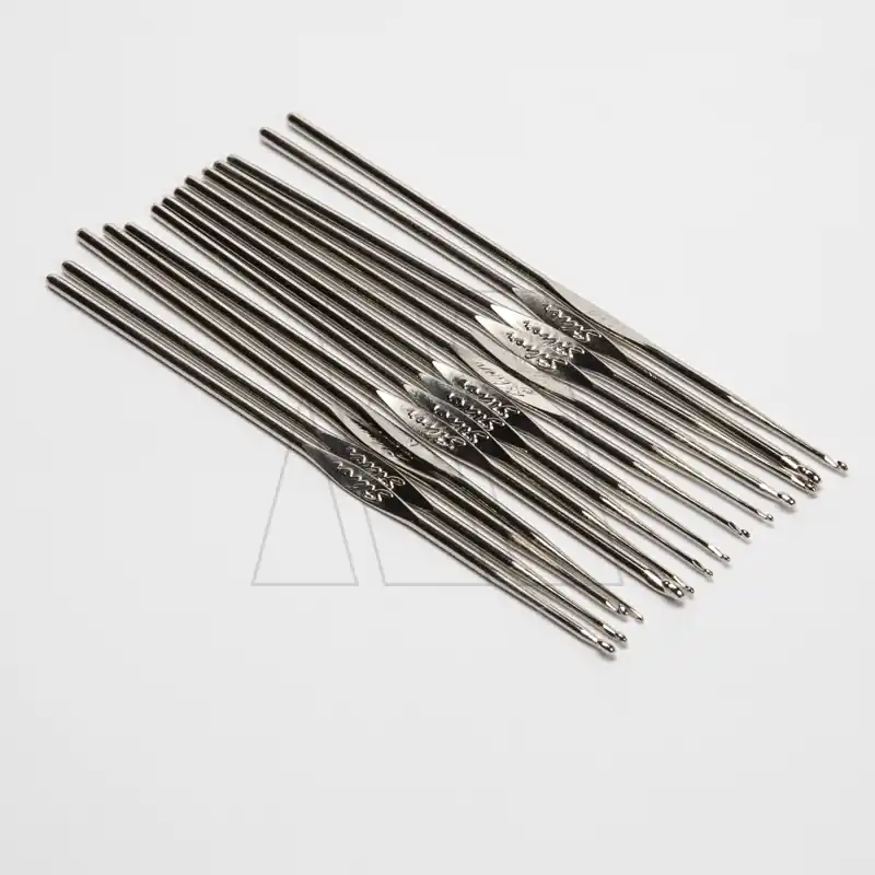 AGUJAS CROCHET IMPORTADAS SILVER X 12UN 1632