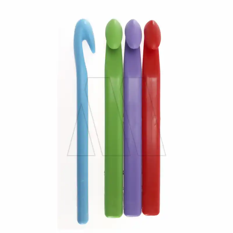 AGUJAS CROCHET PVC PACK X 6UN 1639