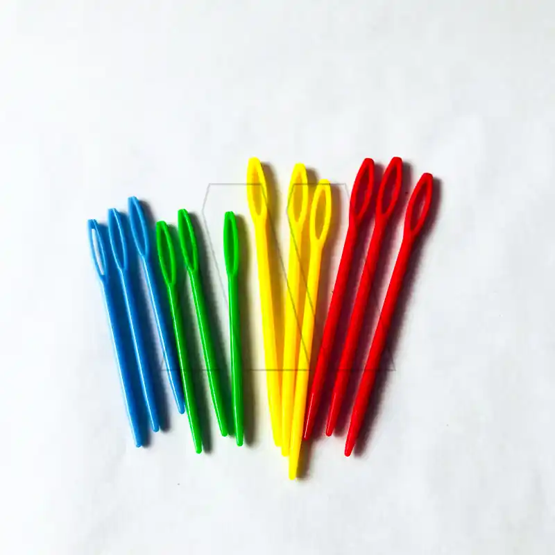 SET DE AGUJAS P/LANA PLASTICAS SURTIDAS X 60UN 1680