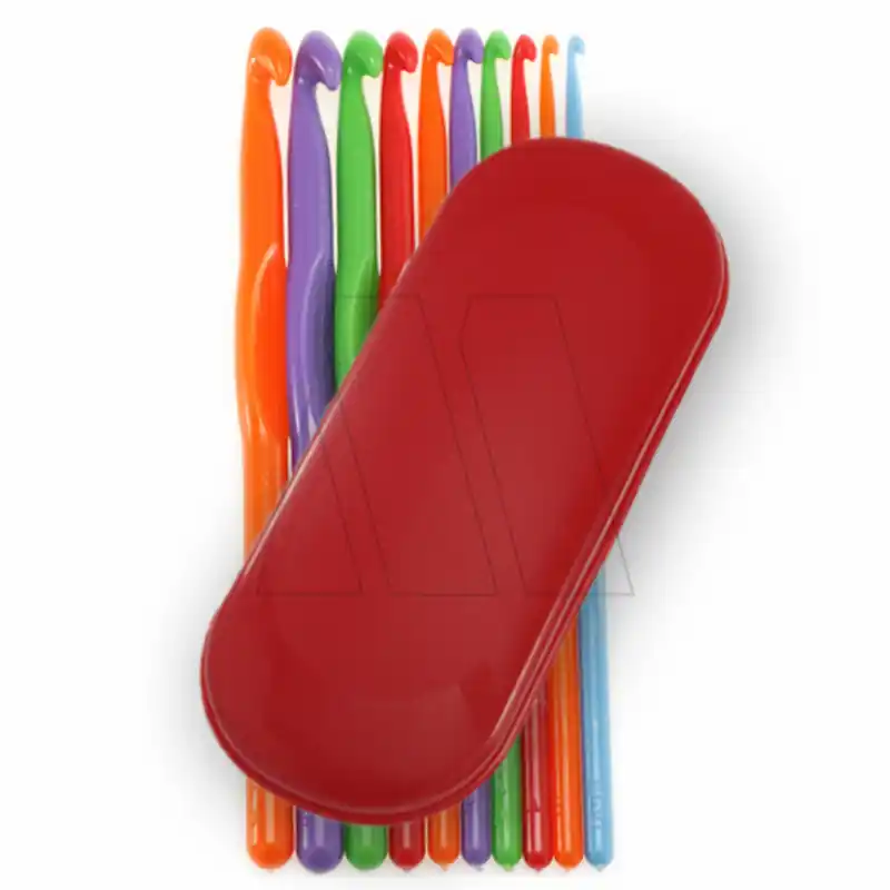 CAJA PORTA AGUJA CROCHET RIGIDA  3111