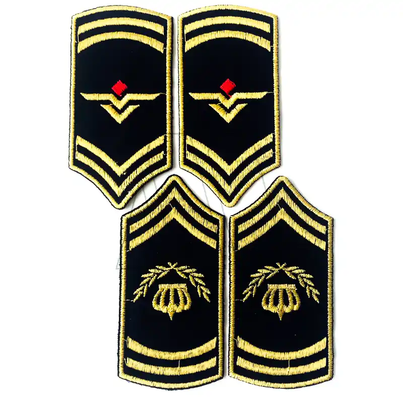 APLIQUE BORDADO TERMOAD MILITAR X 4UN