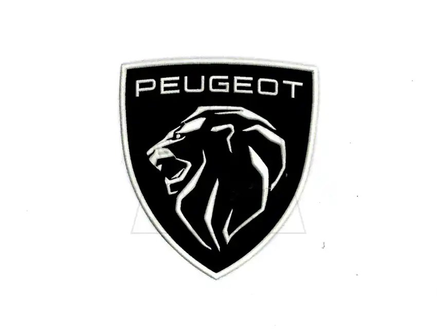 APLIQUE BORDADO ESCUDO DEPORTIVO PEUGEOT X UN 2362