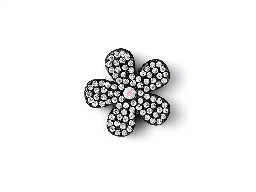 APLIQUES STRASS FLORES 3,5CM X 12UN 7211.M2