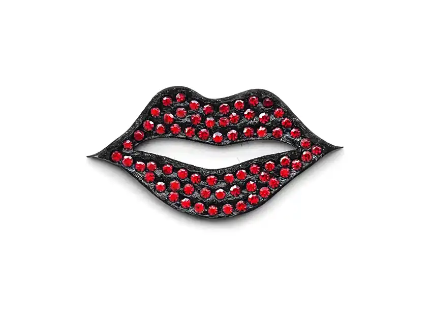 APLIQUES STRASS BOCA 2,5CM X 4CM X 12UN 7211.M6