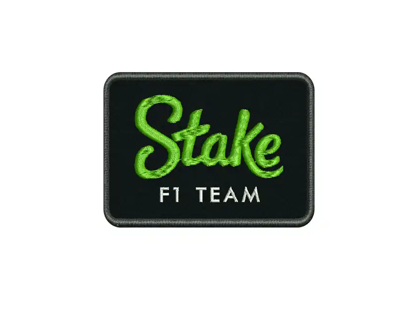 APLIQUE BORDADO TERMOAD STAKE F1 TEAM 6,2CM X 9,4CM X 1UN 7225