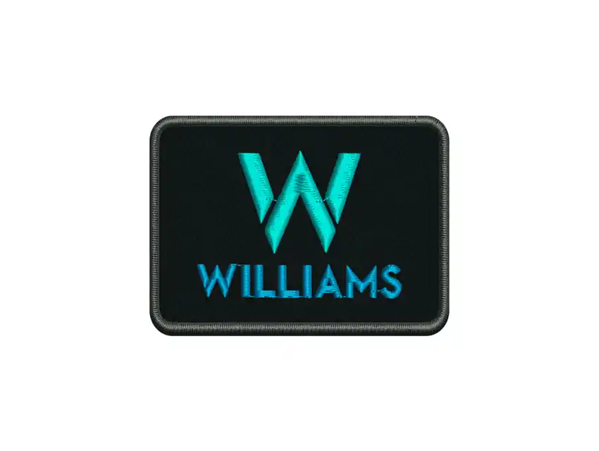 APLIQUE BORDADO TERMOAD WILLIAMS 6,2CM X 9,4CM X 1UN 7226