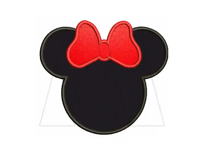 APLIQUE BORDADO TERMOAD MOTIVO 4 MINNIE MOUSE X 2UN 9144.4