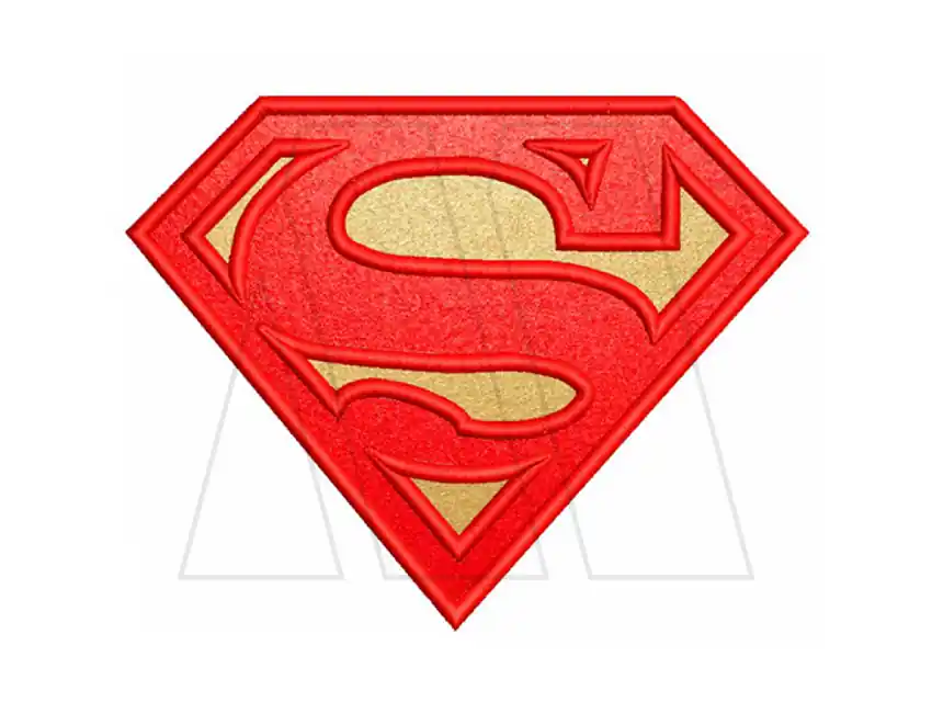 APLIQUE BORDADO TERMOAD MOTIVO 5 SUPERMAN X 2 UN 9144.5