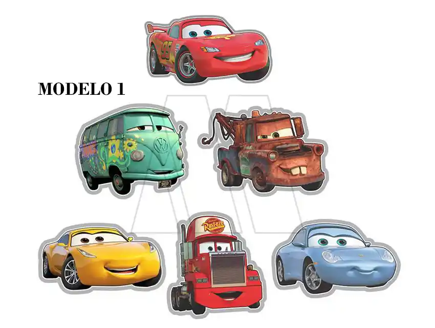 APLIQUE ESTAMPADO TERMOAD CARS X 36UN 