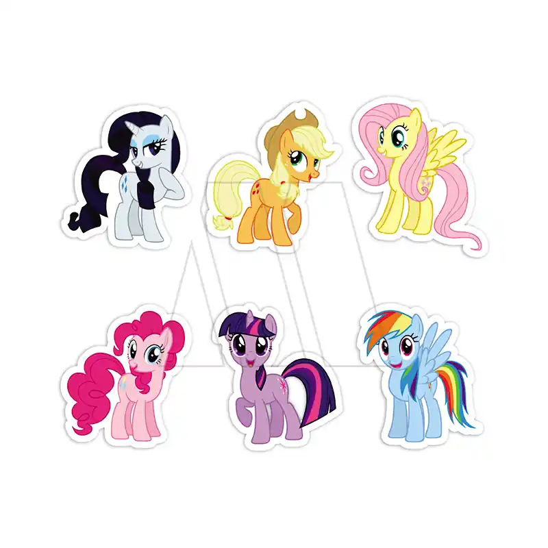 APLIQUE ESTAMPADO TERMOAD CABALLITOS CHICO X 6U