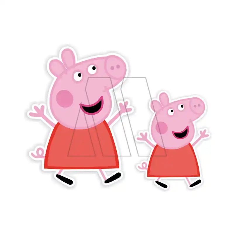 APLIQUE ESTAMPADO TERMOAD PEPA PIG CHICA X 6 UN 1787.1