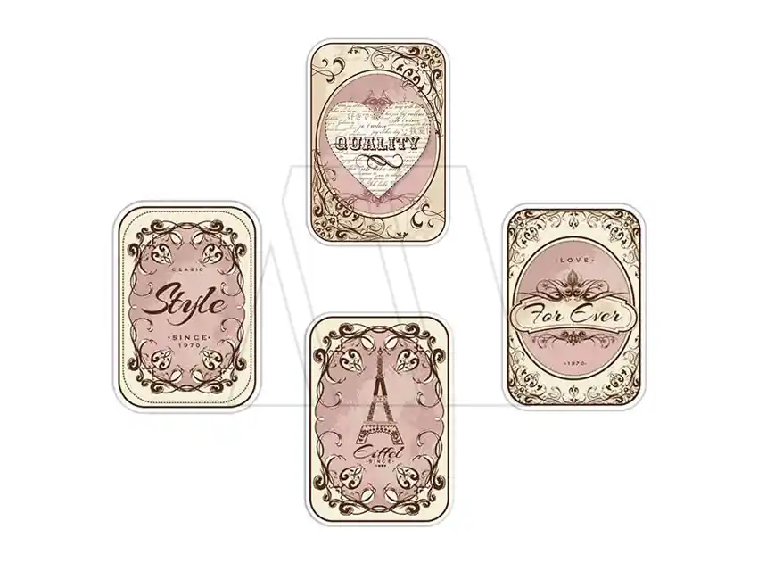 APLIQUE ESTAMPADO TERMOAD VINTAGE CIRCULO X 12 UN 1793