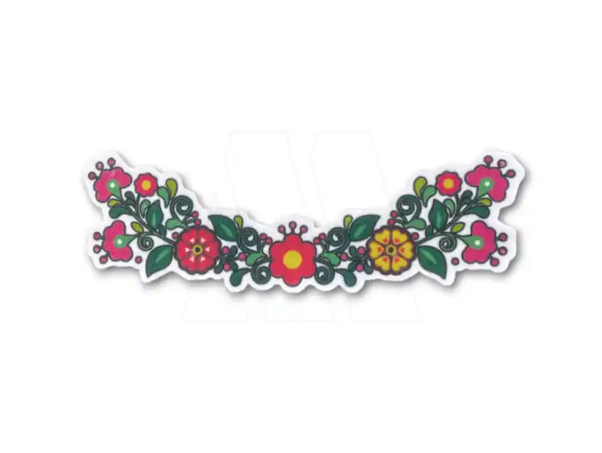  APLIQUE ESTAMPADO TERMOAD FLORES 5CM X 17CM X 3UN  2312