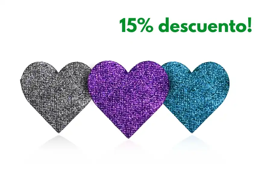 APLIQUE CORTE SECO TERMOAD CORAZON MINI X 24UN