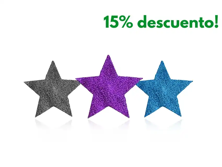 APLIQUE CORTE SECO TERMOAD ESTRELLA MINI X 24UN