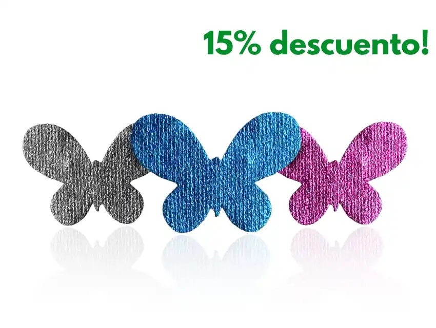 APLIQUE CORTE SECO TERMOAD MARIPOSA MINI X 24UN