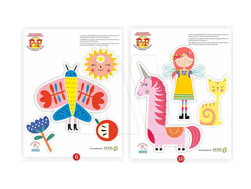 SET APLIQUES ESTAMPADOS TERMOAD SECUENCIA DISPLAY X BLISTER