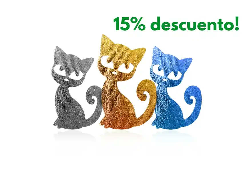 APLIQUE CORTE SECO TERMOAD GATITO X 6UN