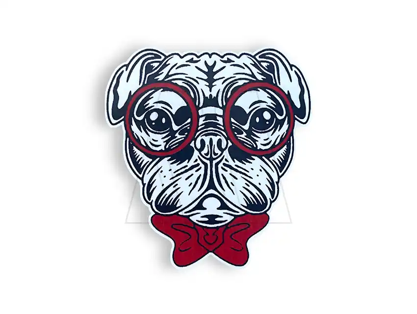 ESTAMPA DTF TERMOAD PERRO 7,5CM X 7,5CM X 4UN 7200.1