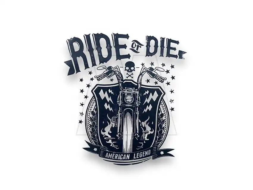 ESTAMPA DTF TERMOAD RIDE OF DRIVE 8CM X 9CM X 4UN 7200.3