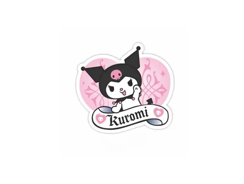 APLIQUE ESTAMPADO CONEJITA KUROMI CHICO X 6UN 7228.1