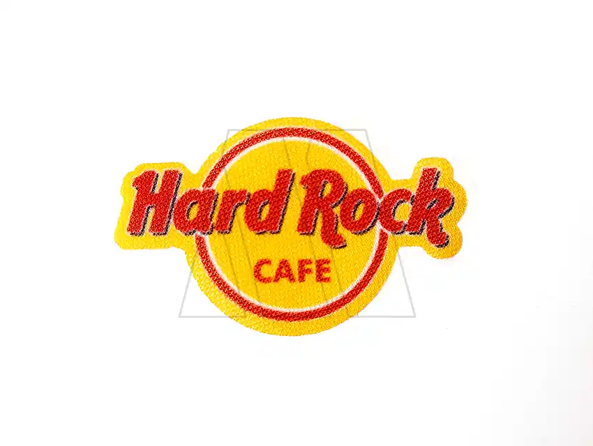 APLIQUE ESTAMPADO TERMOAD HARD ROCK CAFE X 6UN 9105