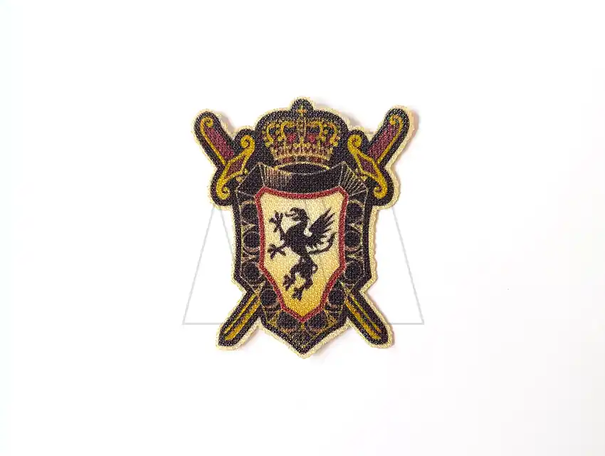 APLIQUE ESTAMPADO TERMOAD ESCUDO DRAGON X 6UN 9108