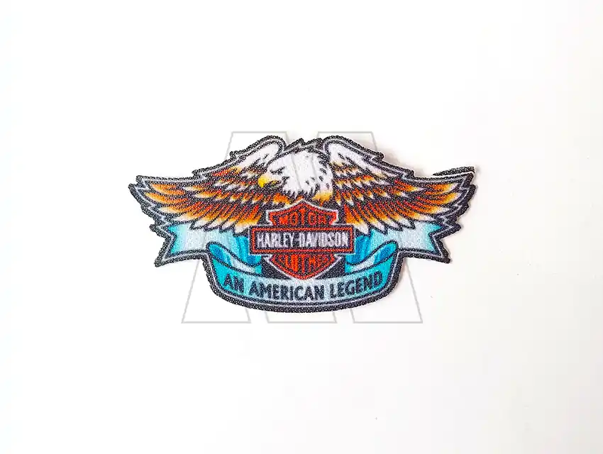 APLIQUE ESTAMPADO TERMOAD AGUILA HARLEY DAVIDSON X 6UN 9112