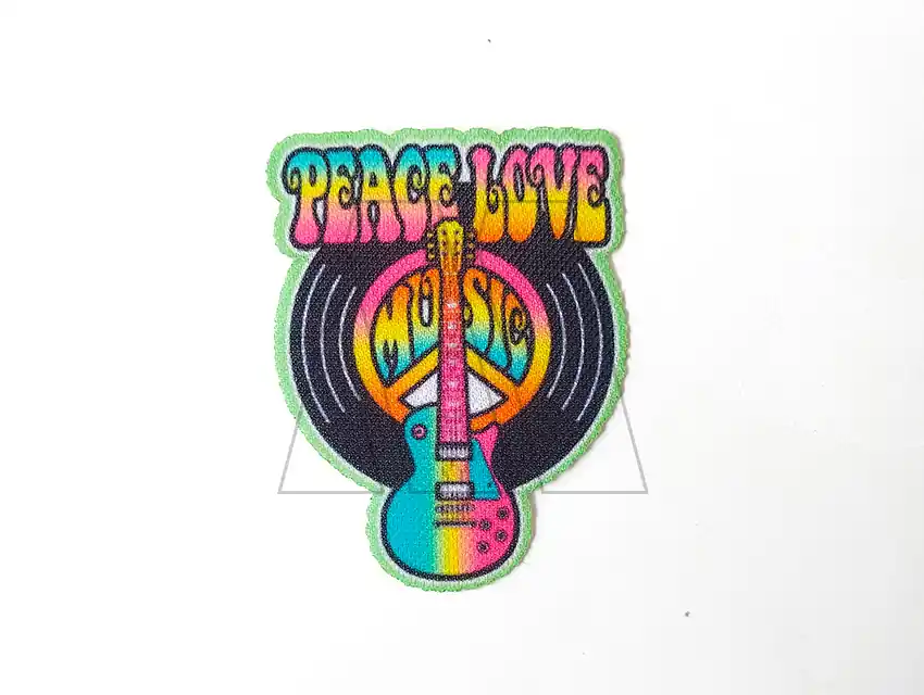 APLIQUE ESTAMPADO TERMOAD PEACE-LOVE X 6UN 9116