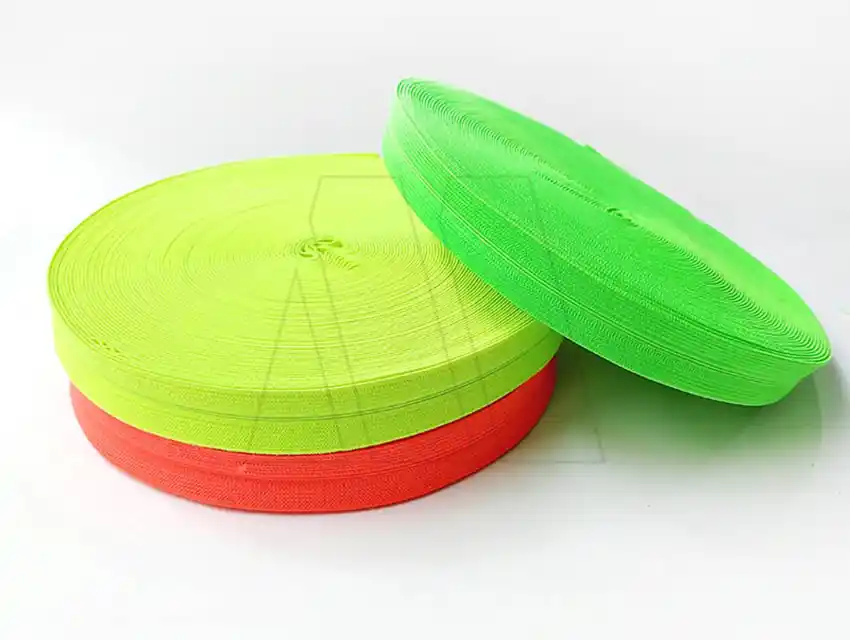 BIES ELASTICO PARTIDO FLUO 20MM X 25MTS 5668F