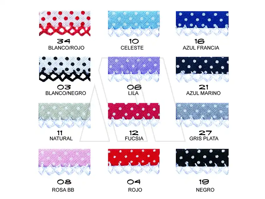 CINTA BIES BROOKLYN DECOR LUNARES 20MM X 10MTS 56101