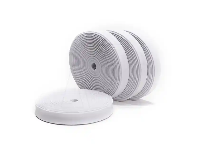 CINTA BIES ALGODON POPLIN BLANCA 20MM X 25MTS 5116