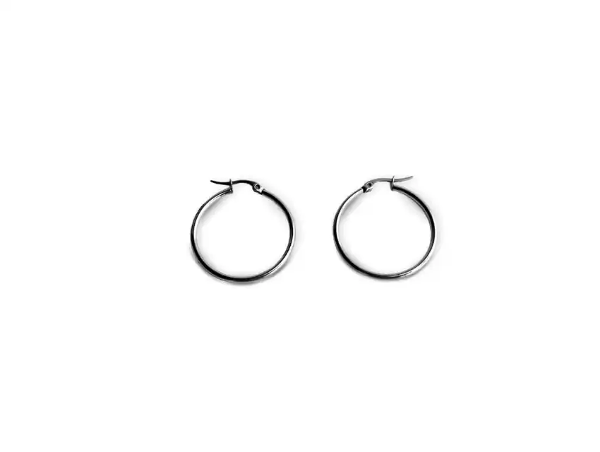 ARO ARGOLLA ACERO BLISTER X 12 PARES X40MM