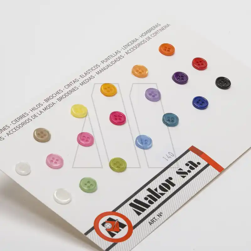 BOTON CAMISERO POLIESTER T16