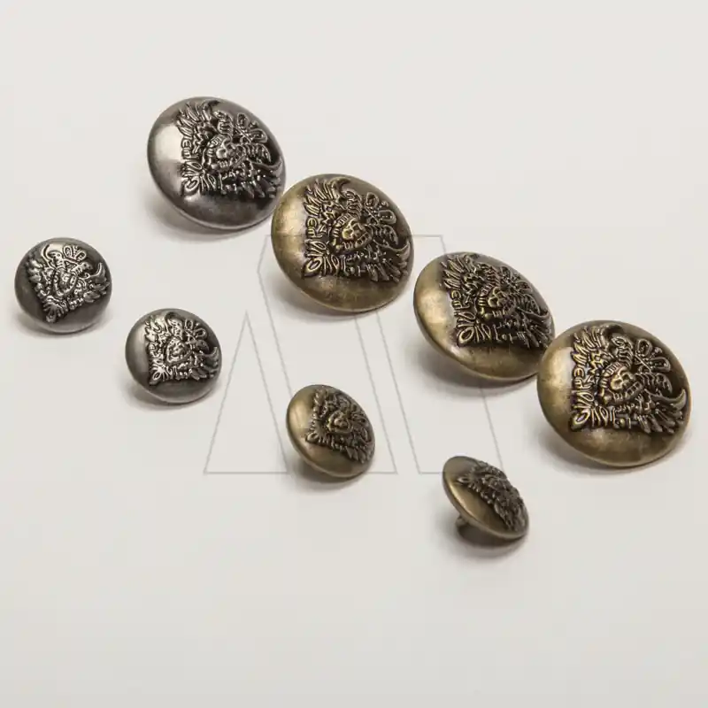 BOTON BRONCE CON PIE AGUILA REAL T36 208.2