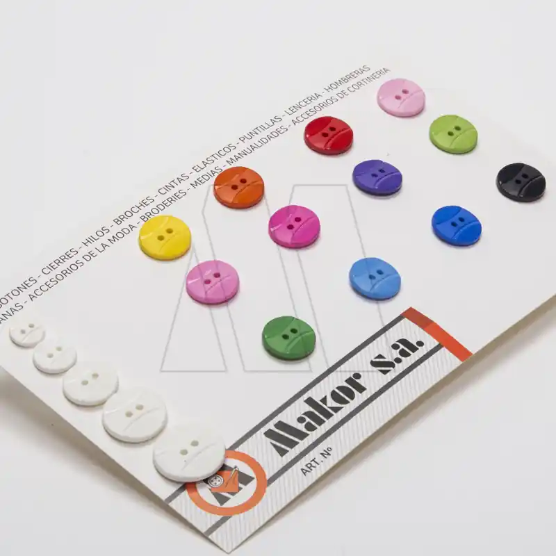 BOTON NYLON SIMPLE RAYITA T18 520.1