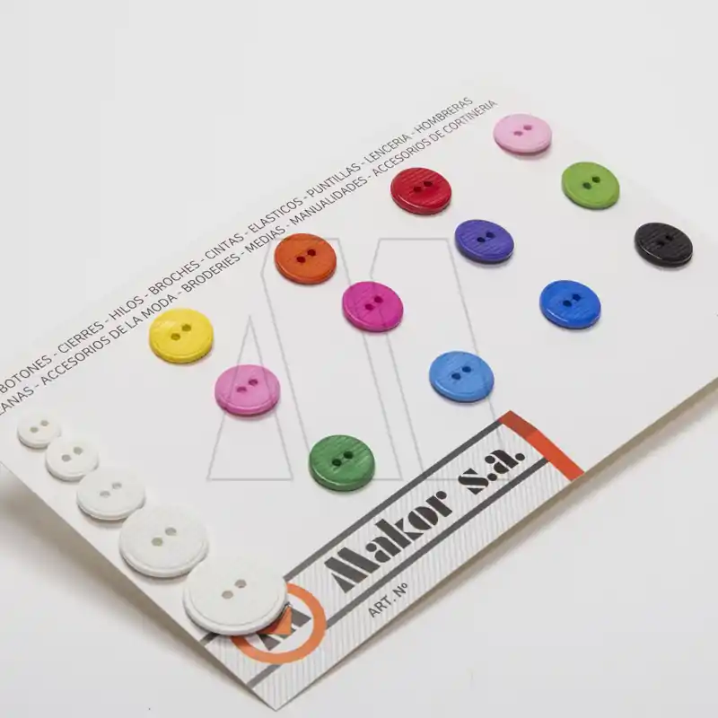 BOTON NYLON CLASICO MATE RAYAS T36 564.4