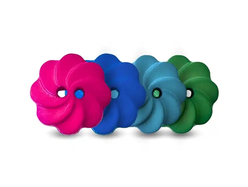 BOTON NYLON FLOR SIMPLE T28  633.3