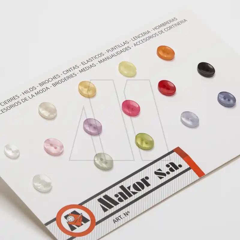 BOTON POLIESTER BLUSERO VARIADO T18