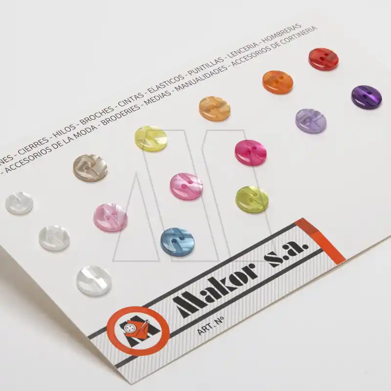 BOTON POLIESTER INCIERTO T22