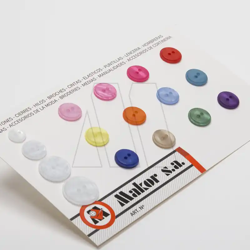 BOTON POLIESTER ELEGANCIA T40