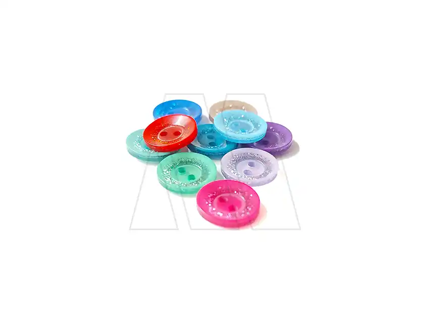 BOTON POLIESTER CAMISERO CON LUREX T20