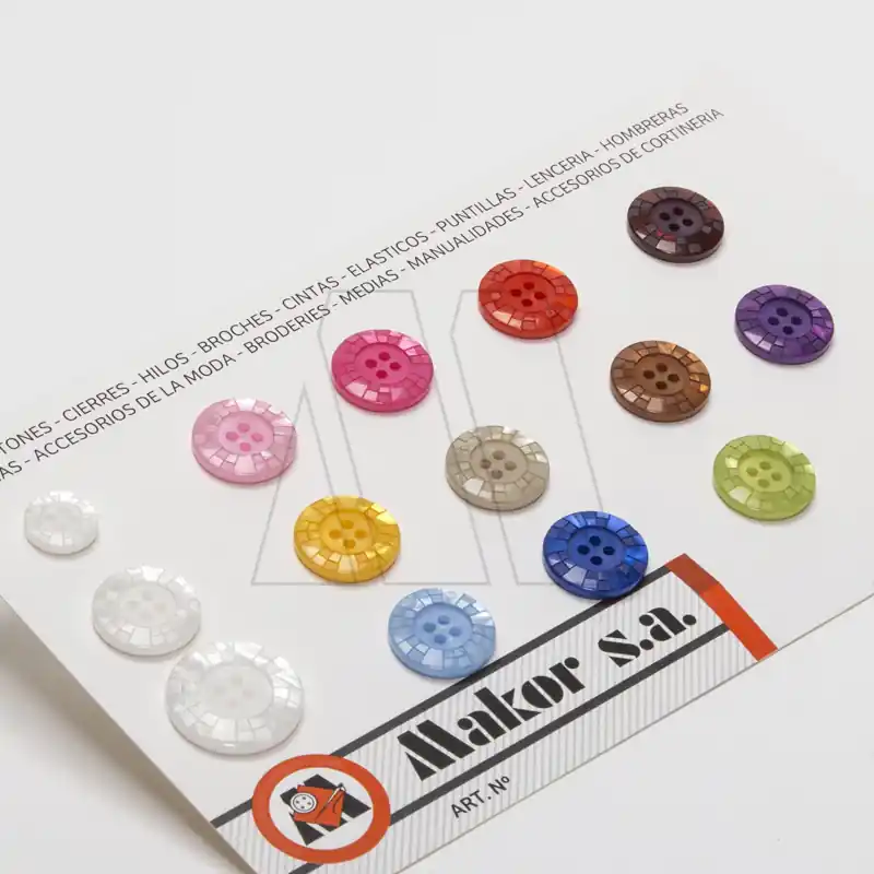 BOTON POLIESTER FICHITA COMBINADO T22