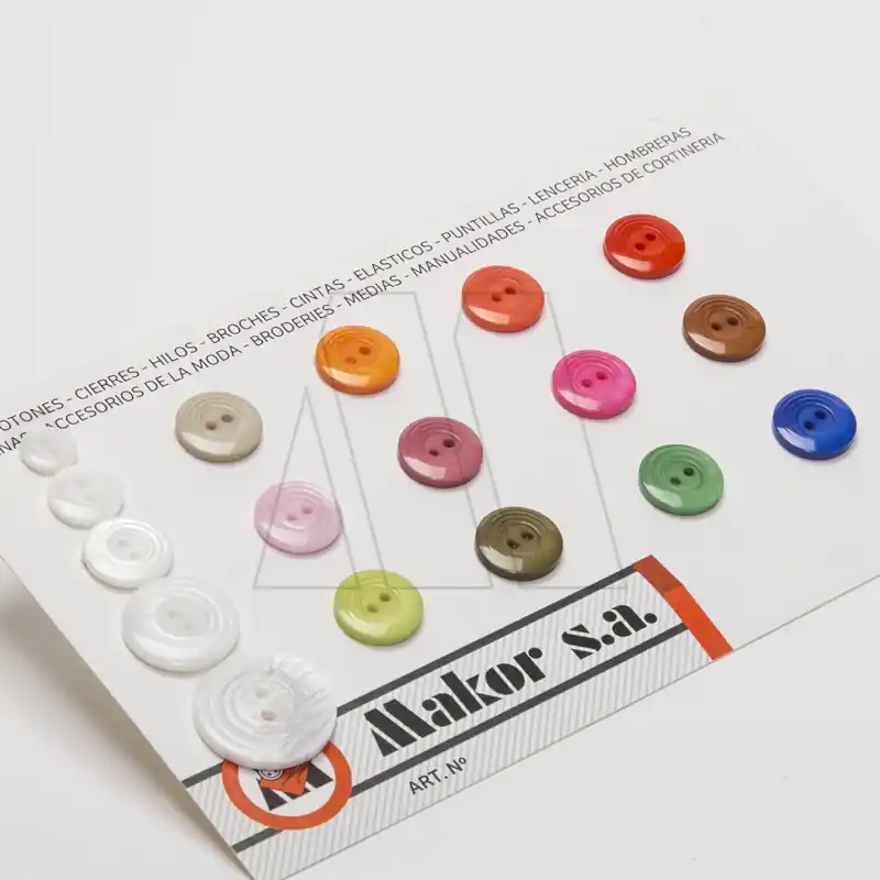 BOTON POLIESTER RUEDITA T44